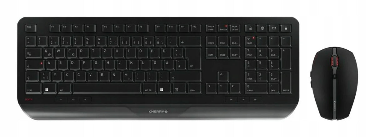 CHERRY JD-7000DE-2 Keyboard Included Mouse Home/Office RF Wireless Q...