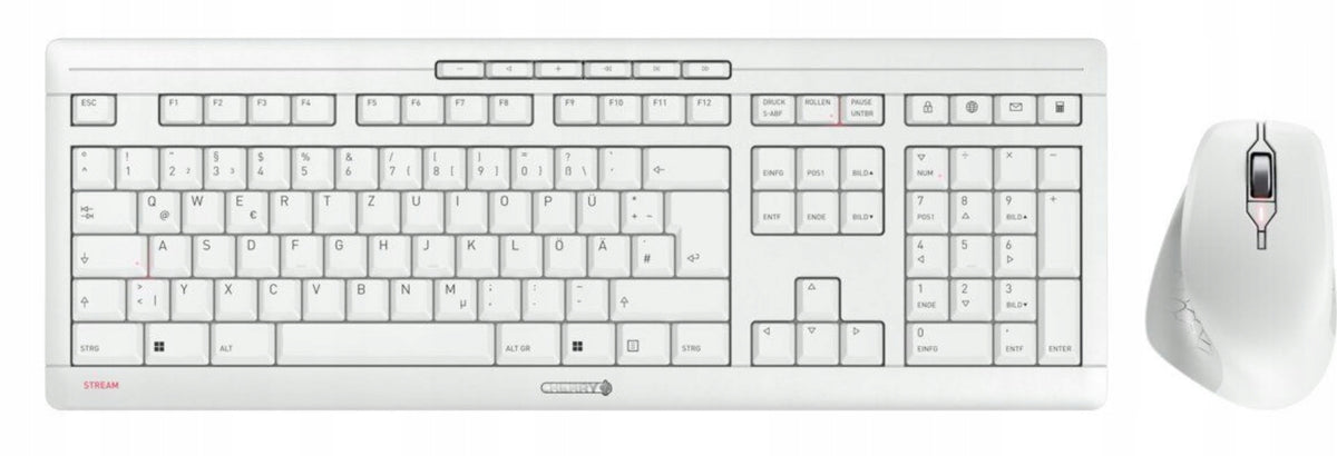CHERRY JD-8550DE-0 RF Wireless QWERTZ Keyboard German White