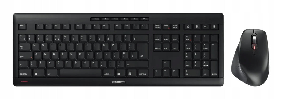 CHERRY JD-8550GB-2 Keyboard Included Mouse Home/Office RF Wireless Q...