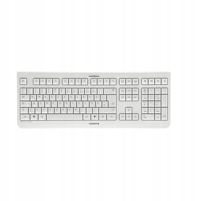 CHERRY KW 3000 Keyboard Universal RF Wireless QWERTZ German White...
