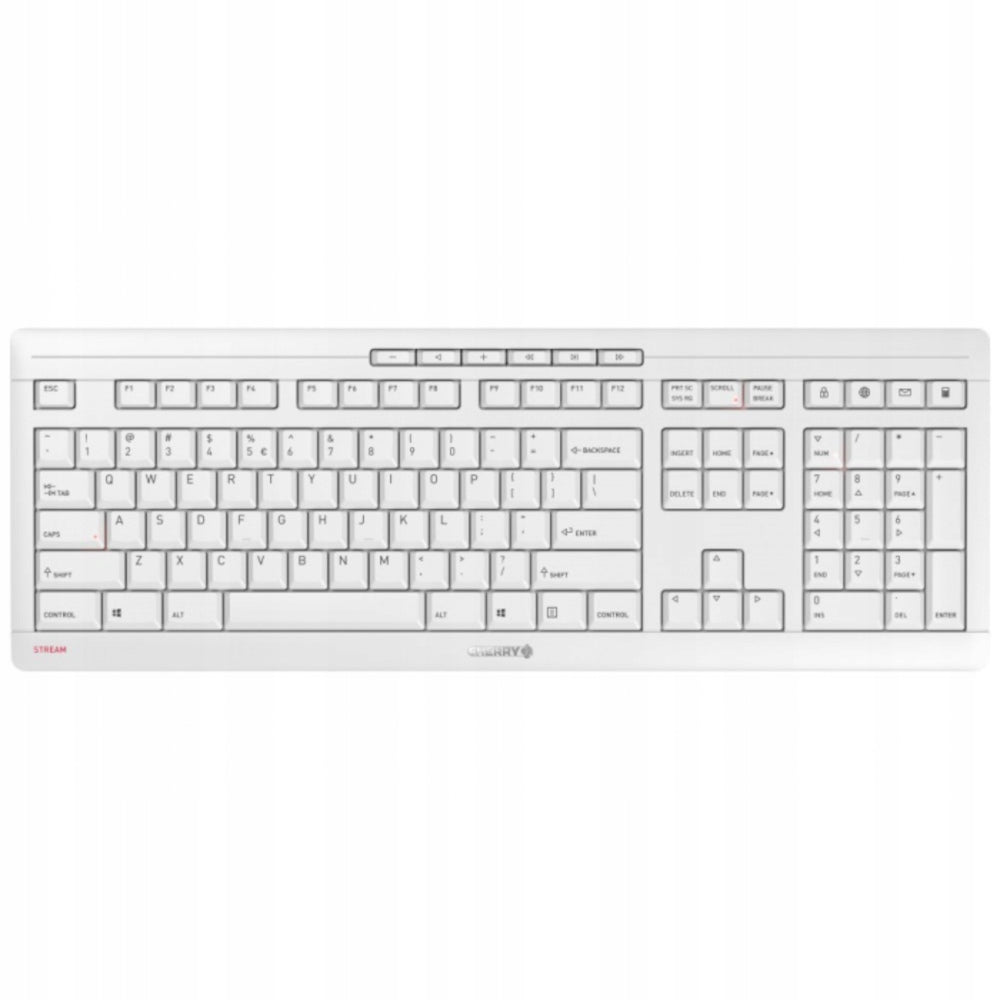 CHERRY STREAM DESKTOP QWERTY US Wireless Keyboard Mouse Grey Packaging status original