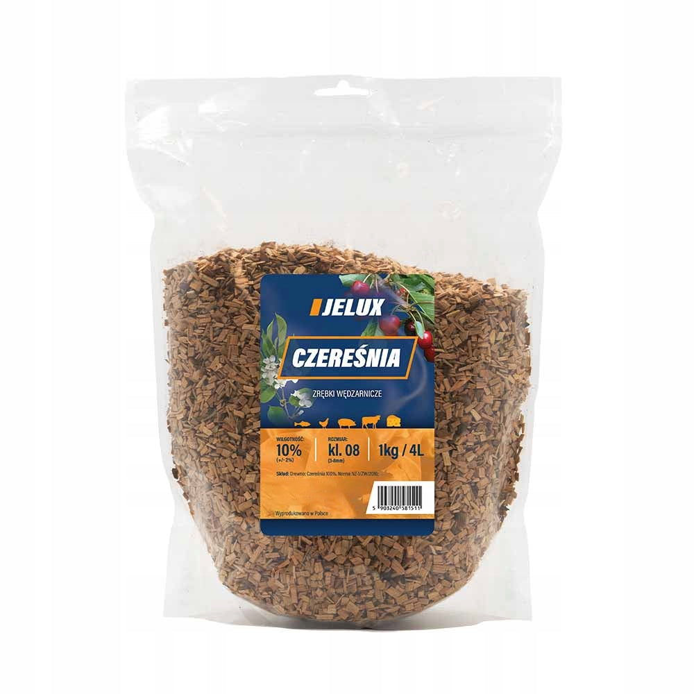 CHERRY WOOD CHIPS CLASS 08 1KG JELUX EAN (GTIN) 5903240581511