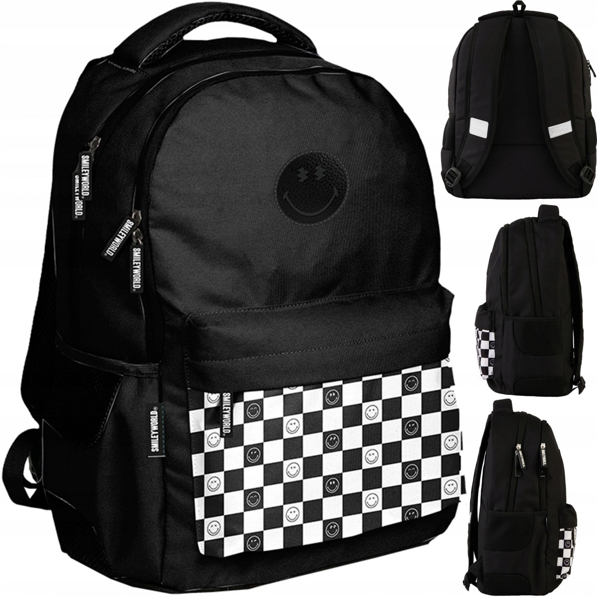 CHESSBOARD BACKPACK BEUNIQ SMILEY YOUTH SCHOOL SPORTS