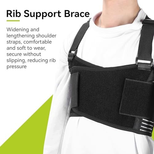 CHEST BRACE FOR BROKEN RIBS ADJUSTABLE FOR STEEL FOR HOME Manufacturer code SWC5908151675342