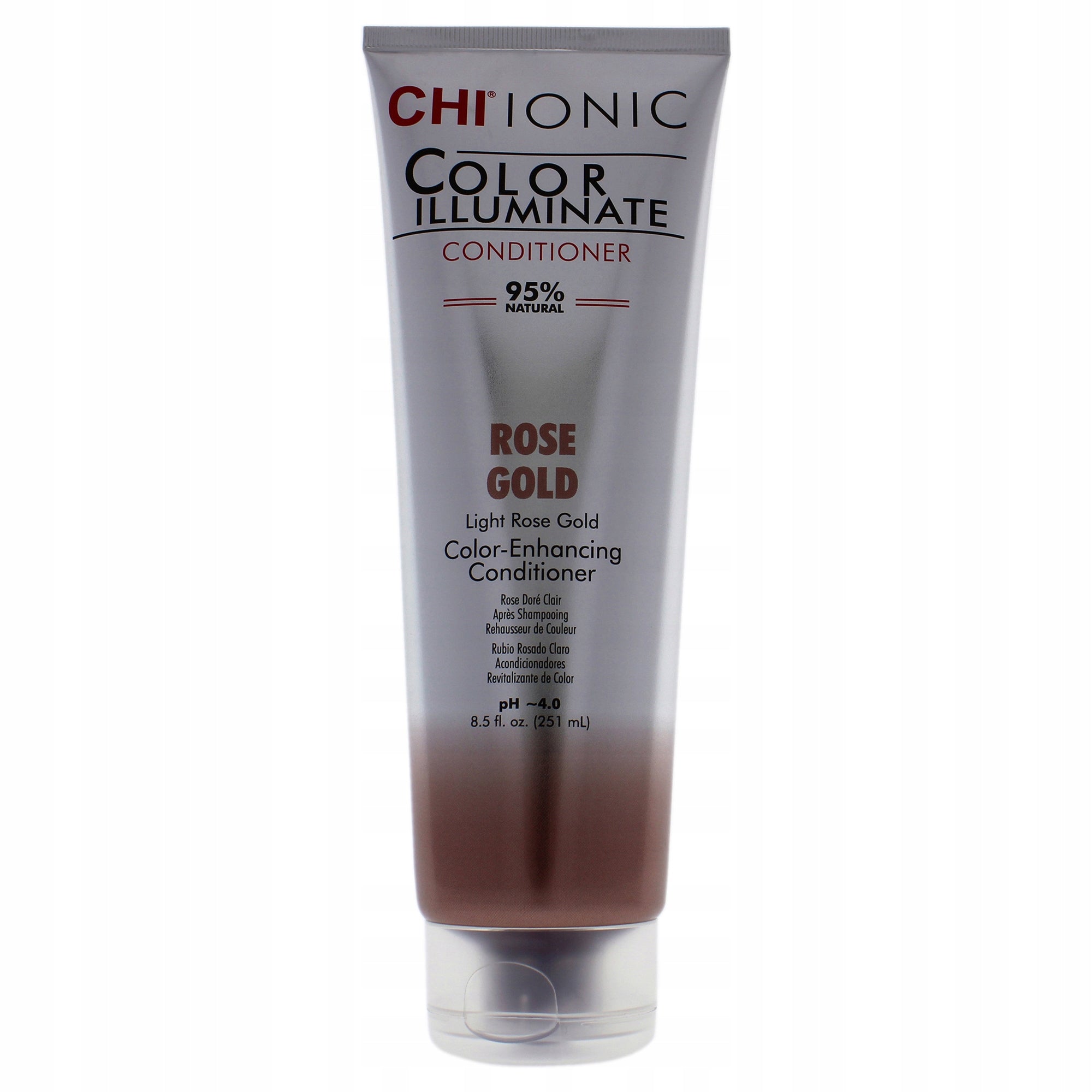 Farbverstärkende Spülung für coloriertes Haar CHI Ionic Color Illuminate Rose Gold, 251 ml 