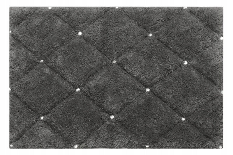 CHIC BATHROOM RUG (2) 50 X 70 CM STEEL