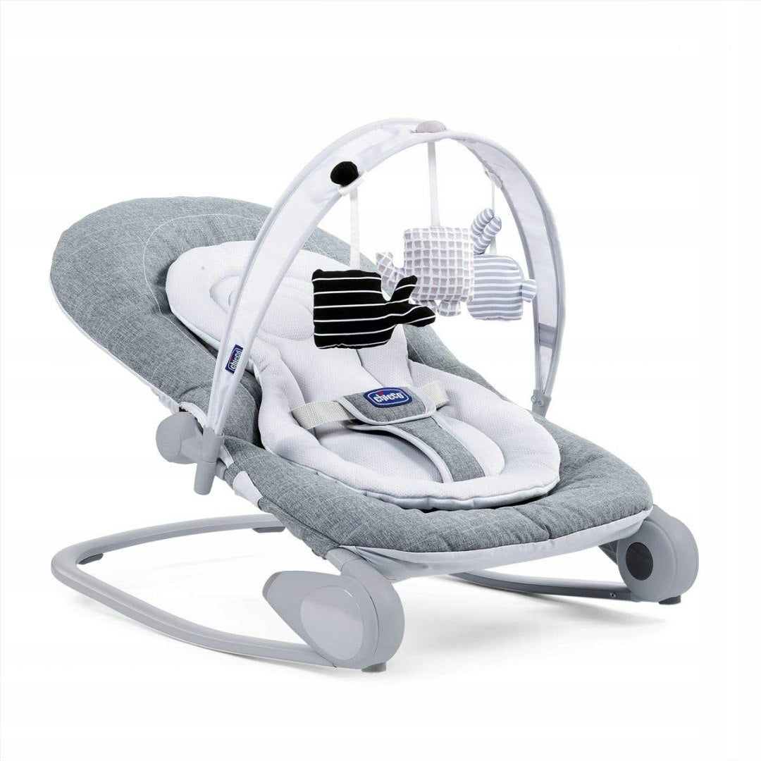CHICCO HOOPLA Deckchair Rocker grey