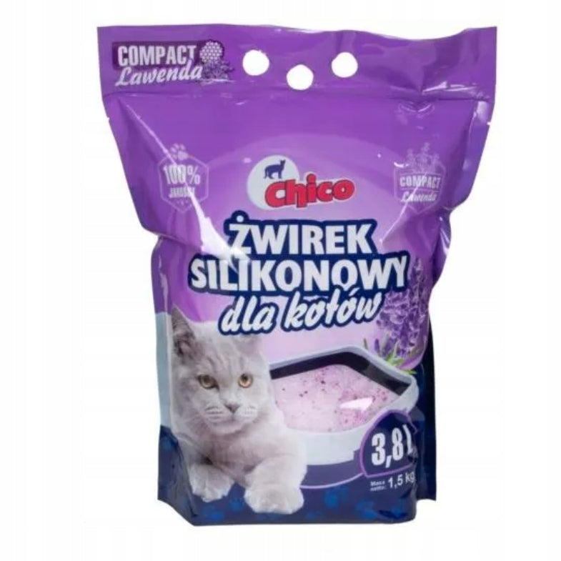 CHICO Silicone Compact Lavender Litter 3,8L