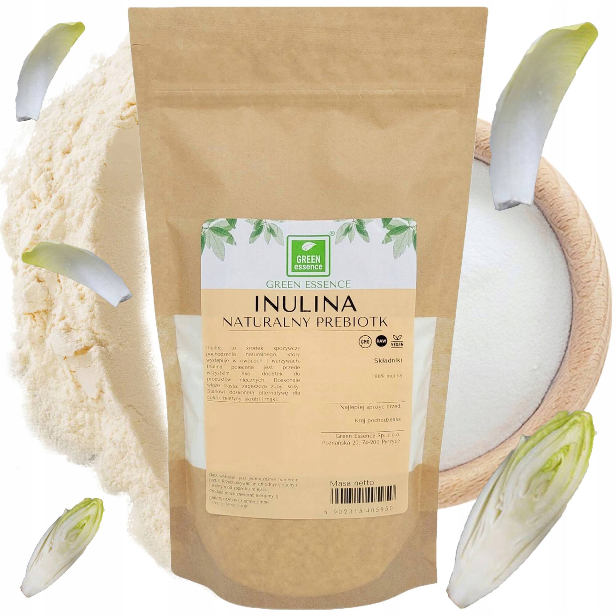 CHICORY INULIN natural prebiotic fiber powder vege keto 500g