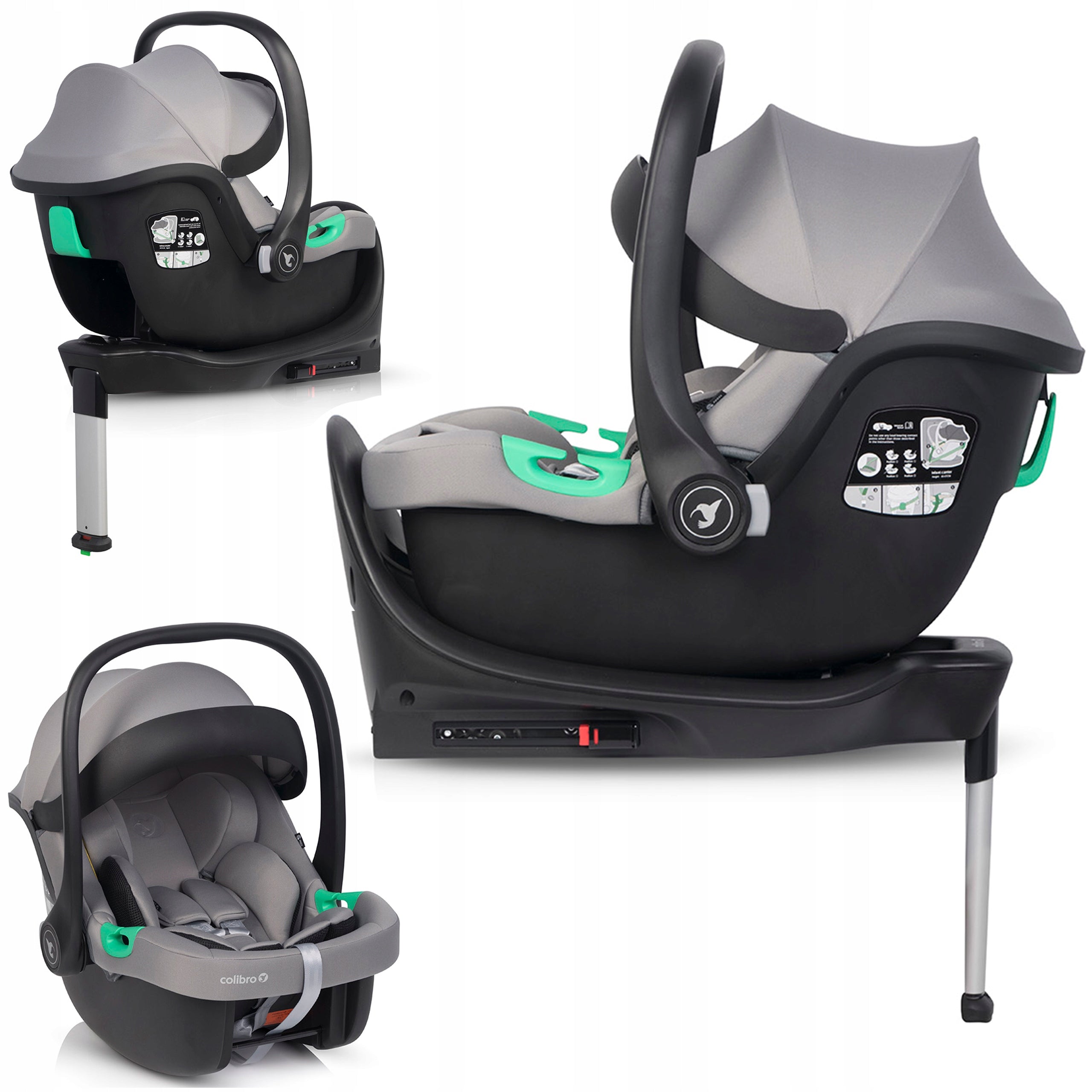 CHILD CAR SEAT COLIBRO PETIT ISOFIX 0-13 KG 0-87 CM i-SIZE