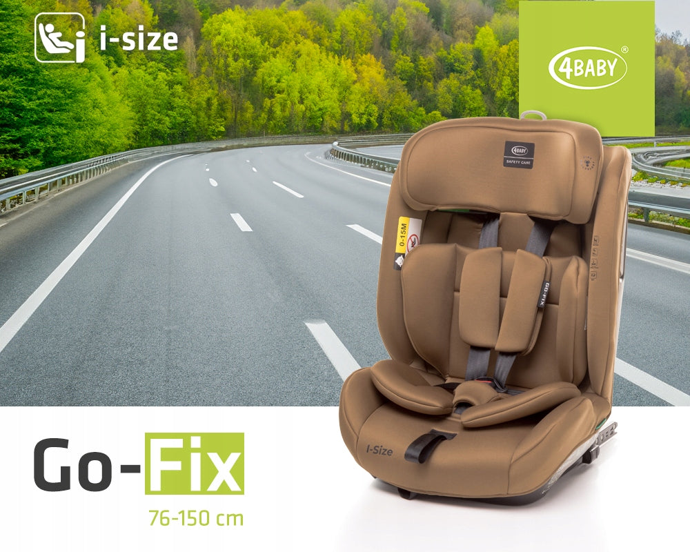 CHILD CAR SEAT ISOFIX I-SIZE 9-36 KG 76-150 CM 12x ADJUSTMENT Brand 4BABY