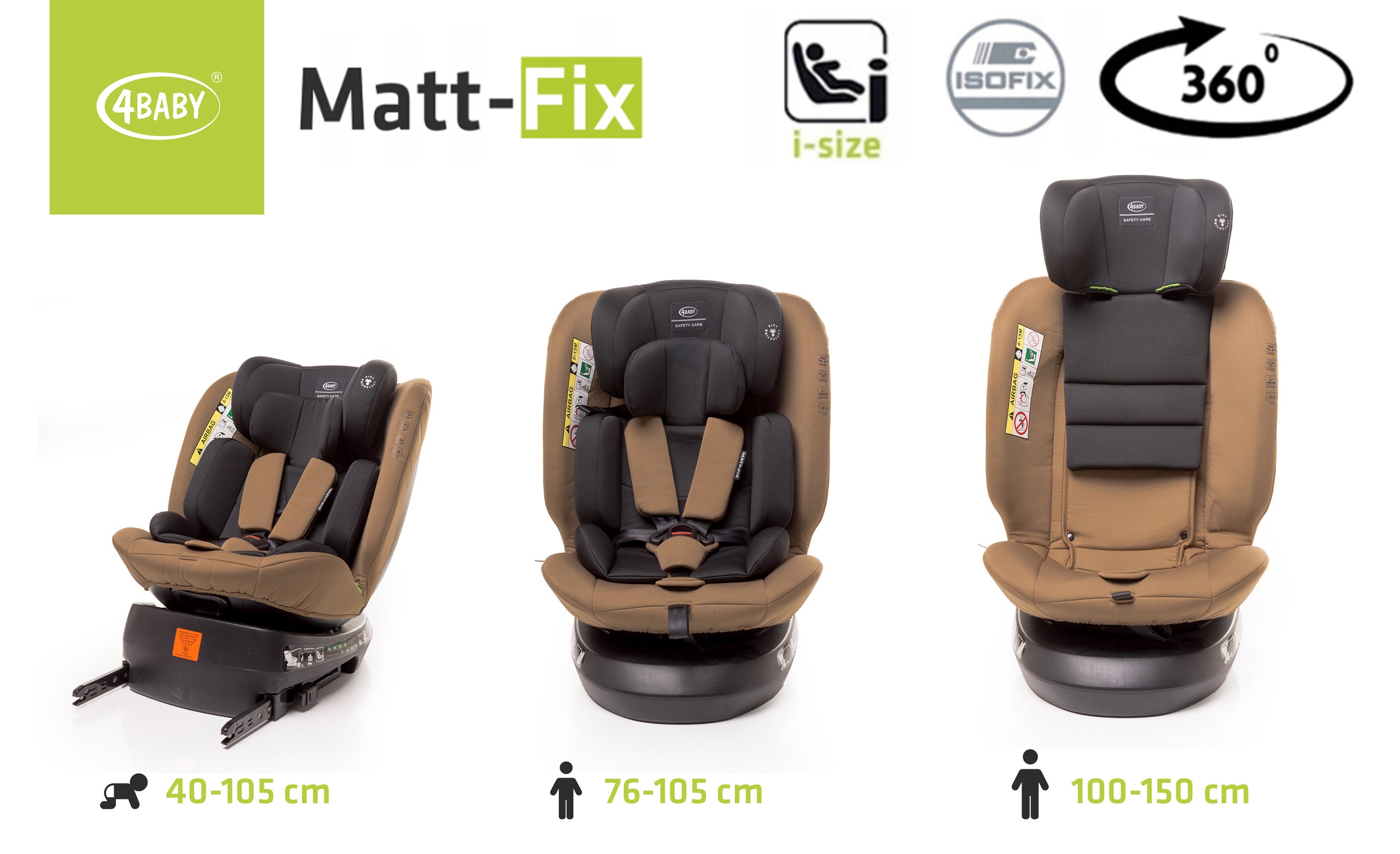CHILD CAR SEAT SWIVEL 0-36KG i-SIZE ISOFIX 18x ADJUSTMENT EAN (GTIN) 5901691959828