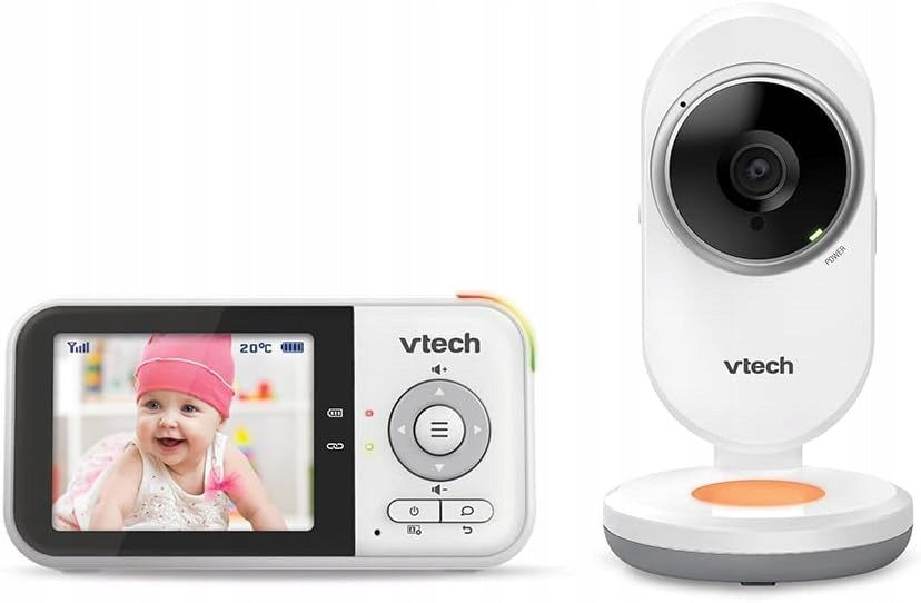 CHILD MONITOR WITH CAMERA COLOR IMAGES SOUND SCREEN LCD WHITE SENSOR