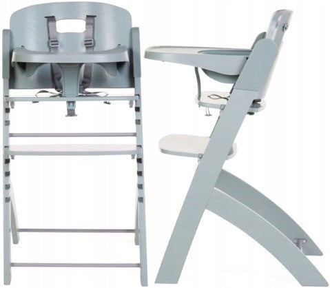 CHILDHOME Wooden chair for 85 kg feeding EVOSIT + Tray & Belts Mint