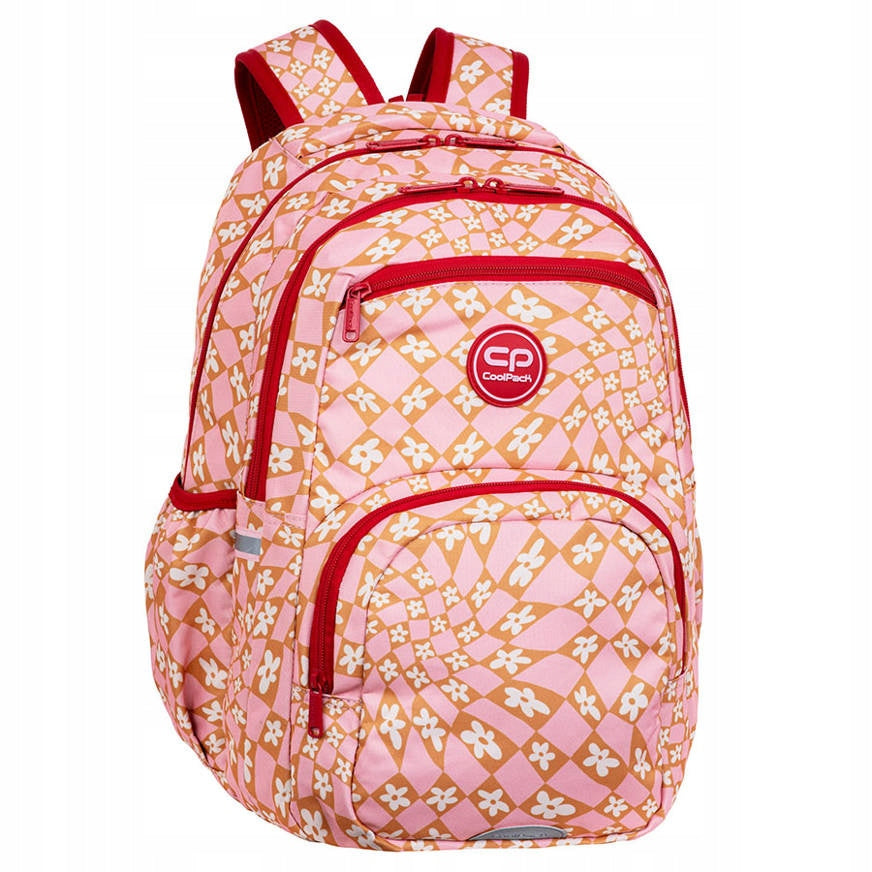 CHILDREN'S BACKPACK MULTI-CHAMBER PICK WITH FLOWERS Brand CoolPack