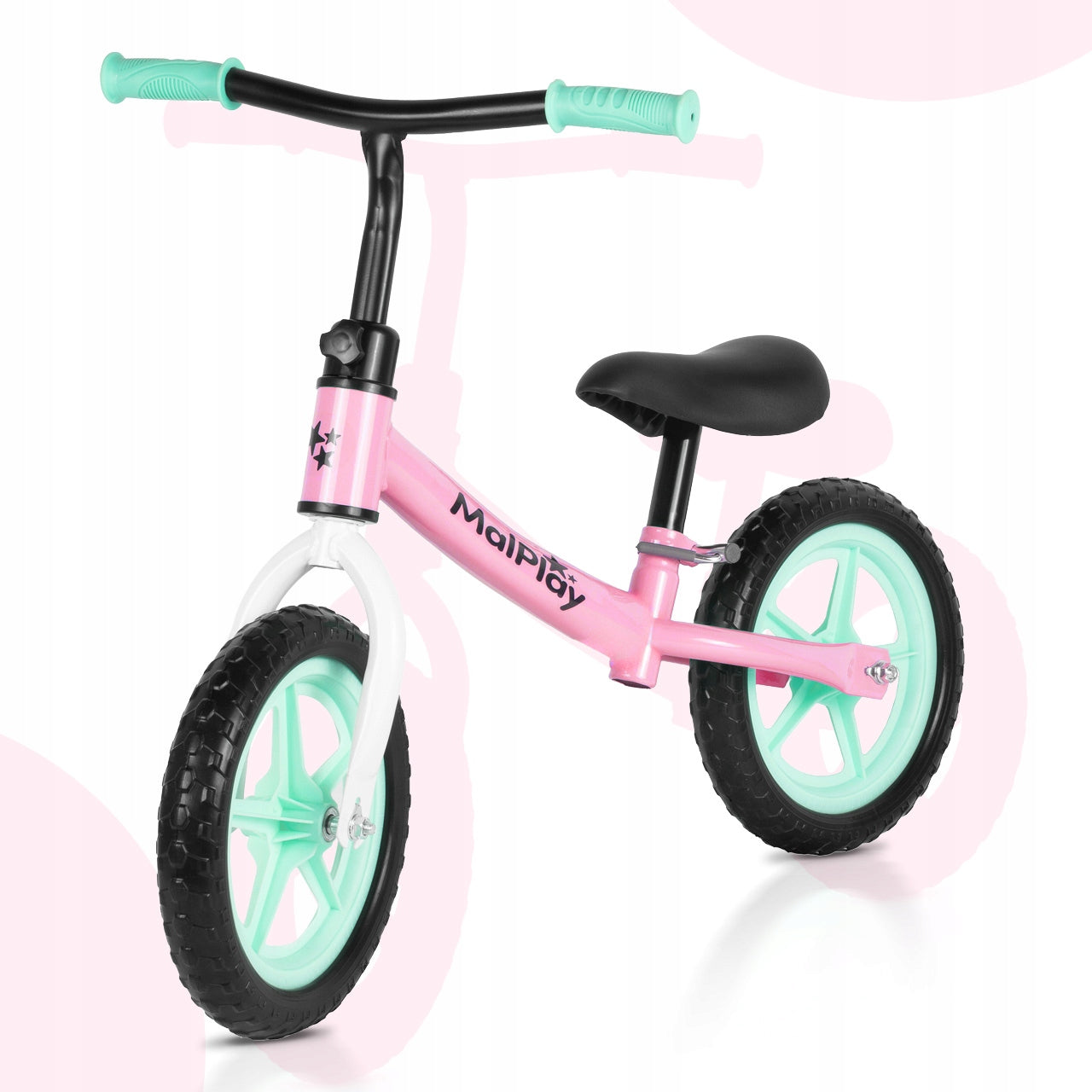 CHILDREN'S BALANCE BIKE FOR CHILDREN 2+ FOAM WHEELS EVA 12" LIGHT 1,8KG Model Fliko