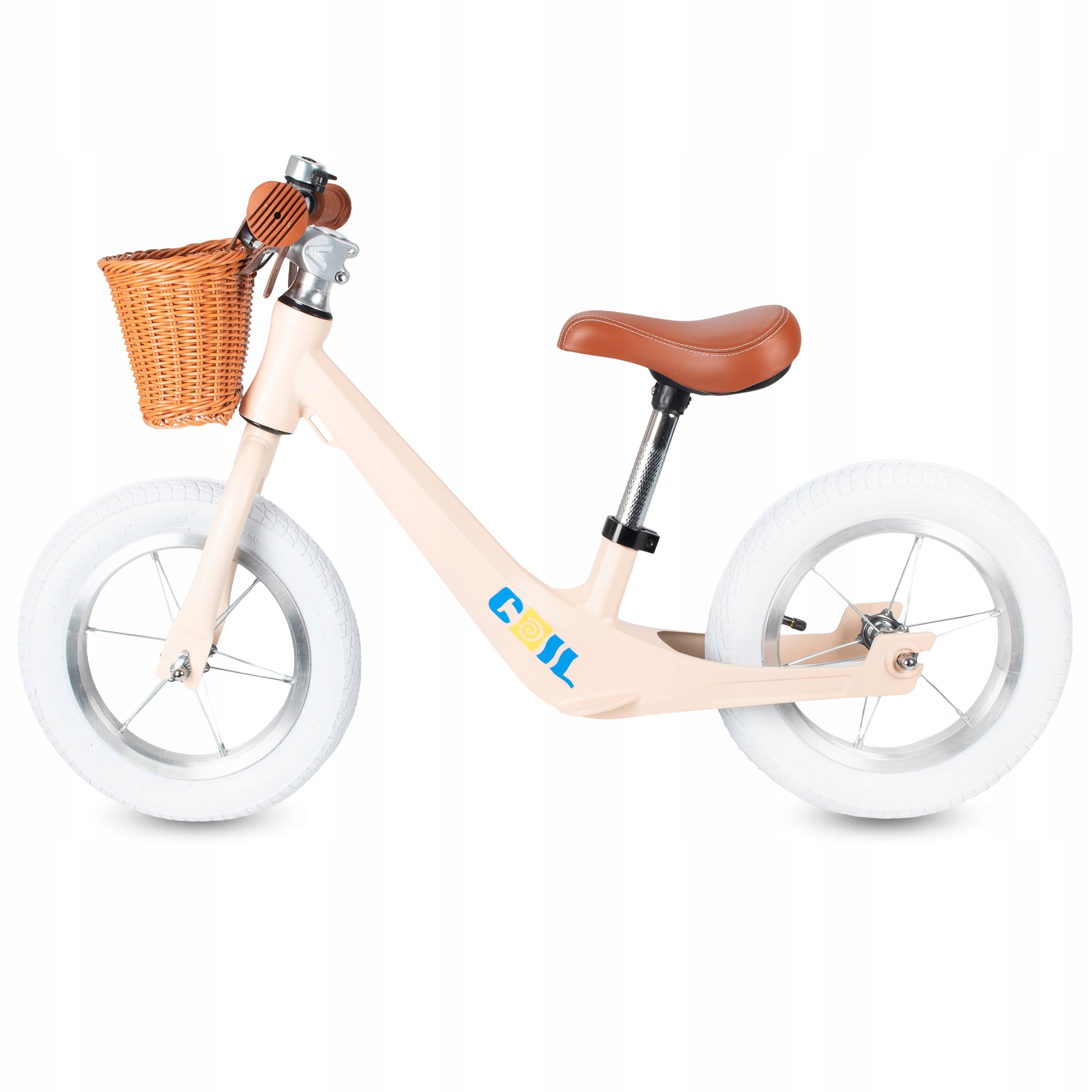 CHILDREN'S BALANCE BIKE LIGHT WHEELS 12" CHILDREN'S MAGNETIUM ADJUSTABLE OR Brand Coil