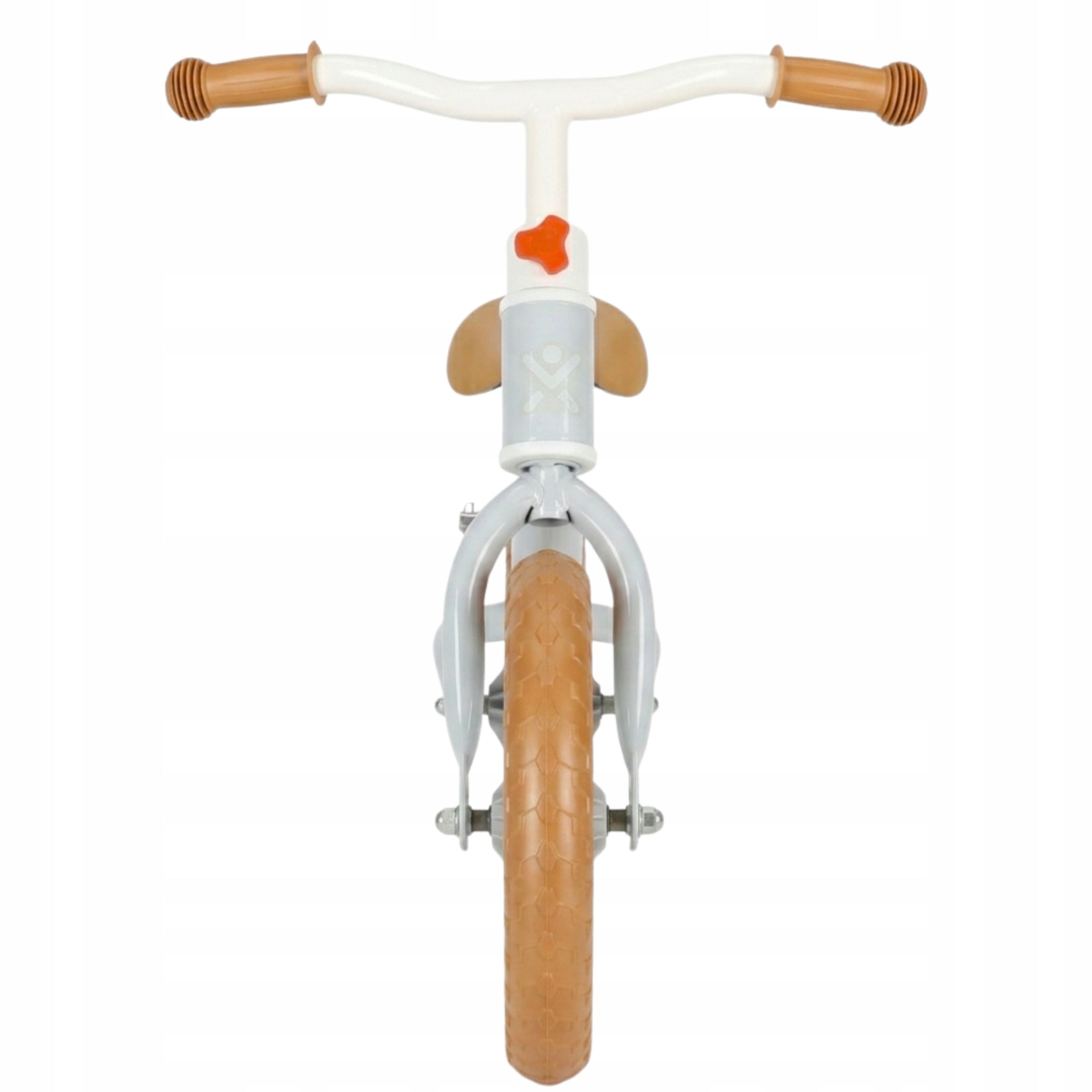 CHILDREN'S BALANCE BIKE WITH BASKET FOR CHILDREN 2 3 4 YEARS OLD LIGHT MAX 30KG Color brown gray
