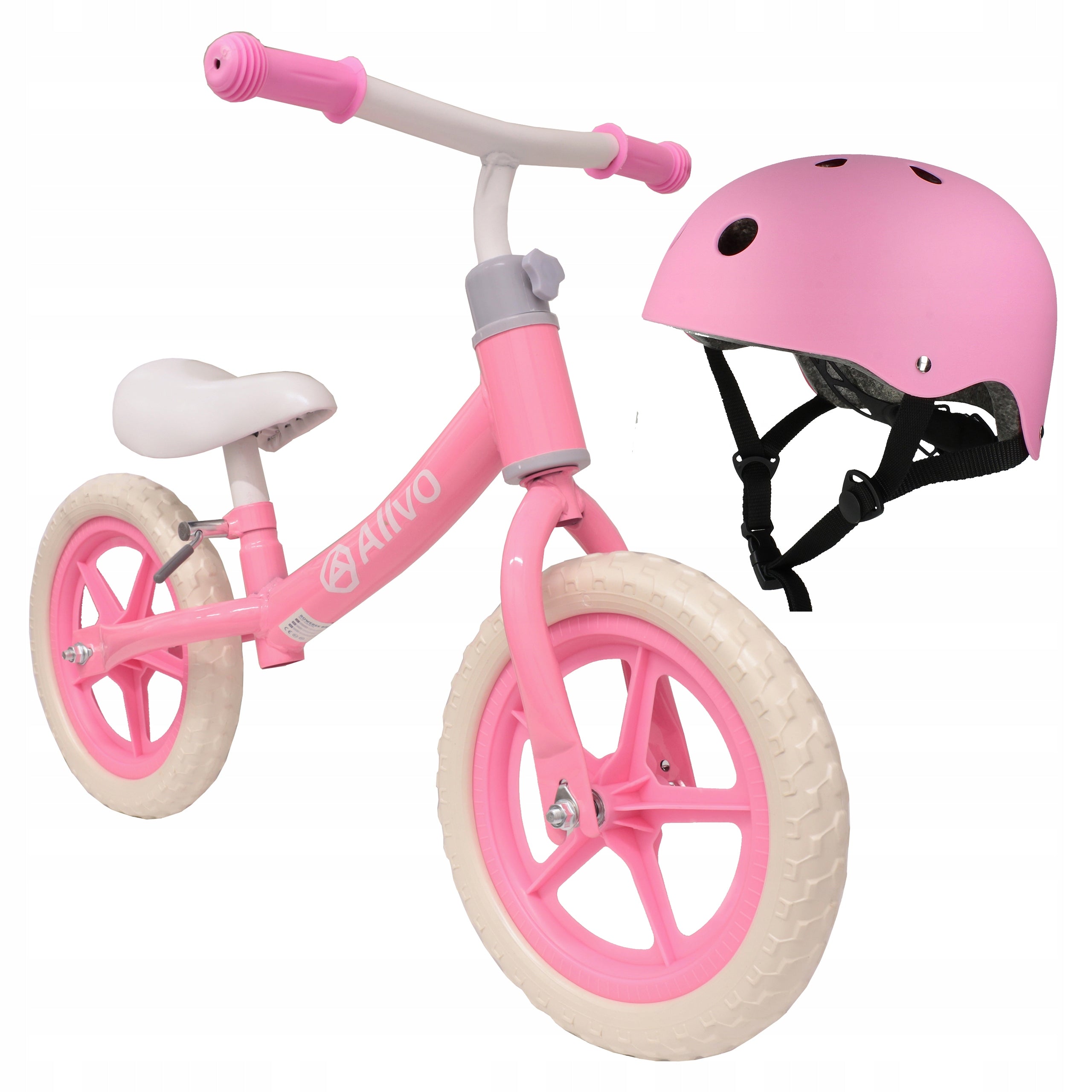 CHILDREN'S BALANCE BIKE for children EVA wheels 12'' to 35kg Lightweight + HELMET