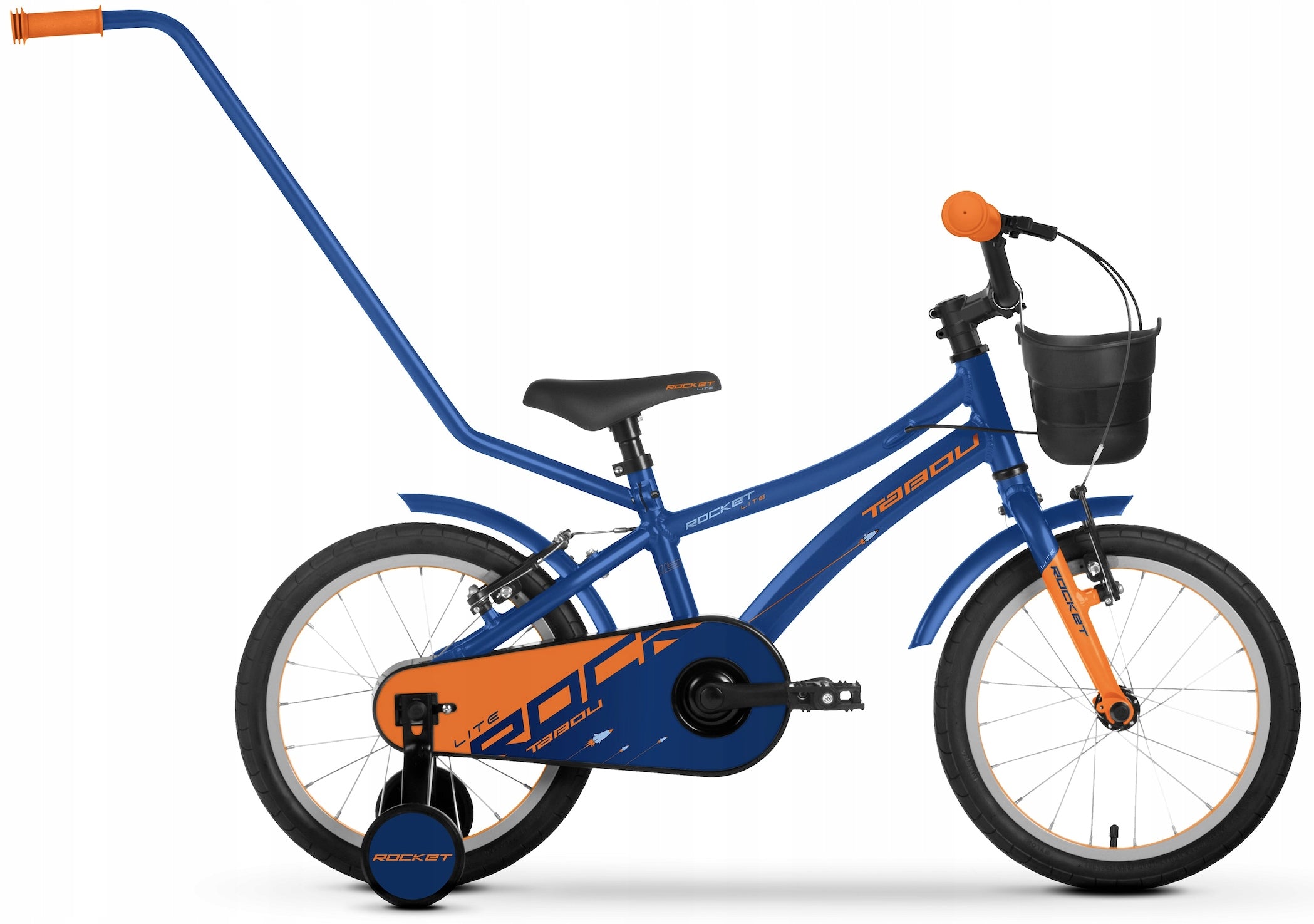 CHILDREN'S BIKE 16 INCHES FOR BOY LIGHT GUIDE SIDE WHEELS Packaging status original