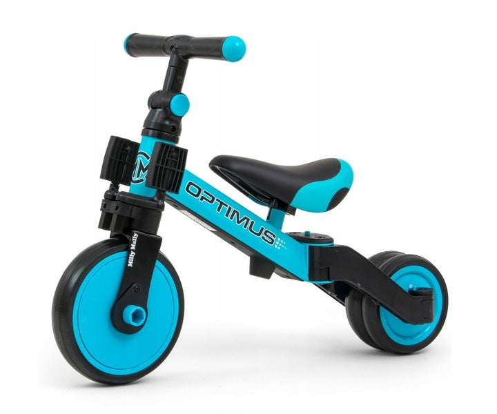 CHILDREN'S BIKE TRICYCLE RUNNING PUSHER 5in1 TIRES EVA ADJUSTABLE Model Optimus Plus