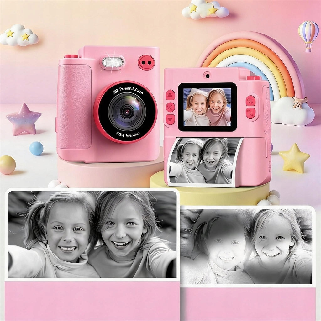 CHILDREN'S CAMERA DIGITAL INSTANT WITH 16X 1080P PRINTER Model szgbrfhfgt