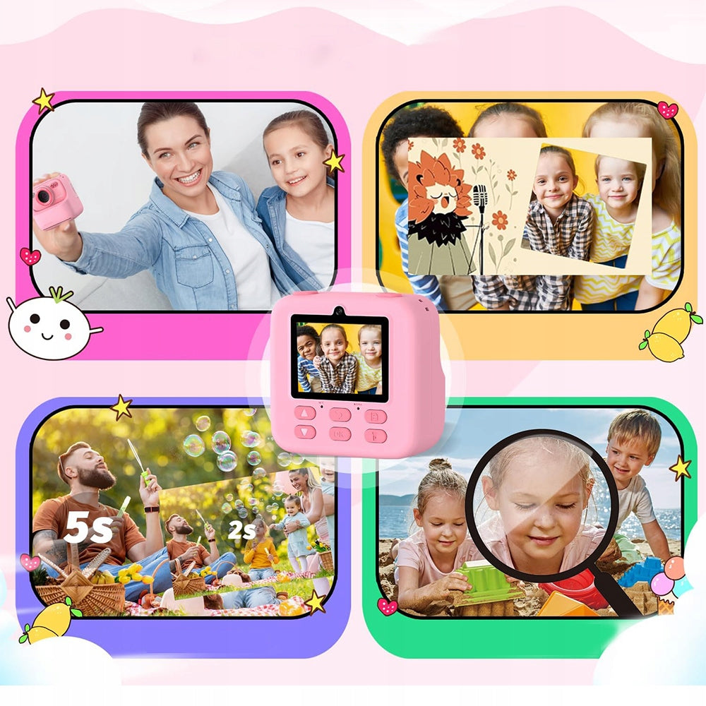 CHILDREN'S CAMERA PRINTER MEMORY 32GB LARGE SCREEN PHOTO FRAME MP3 VIDEOS Brand no brand