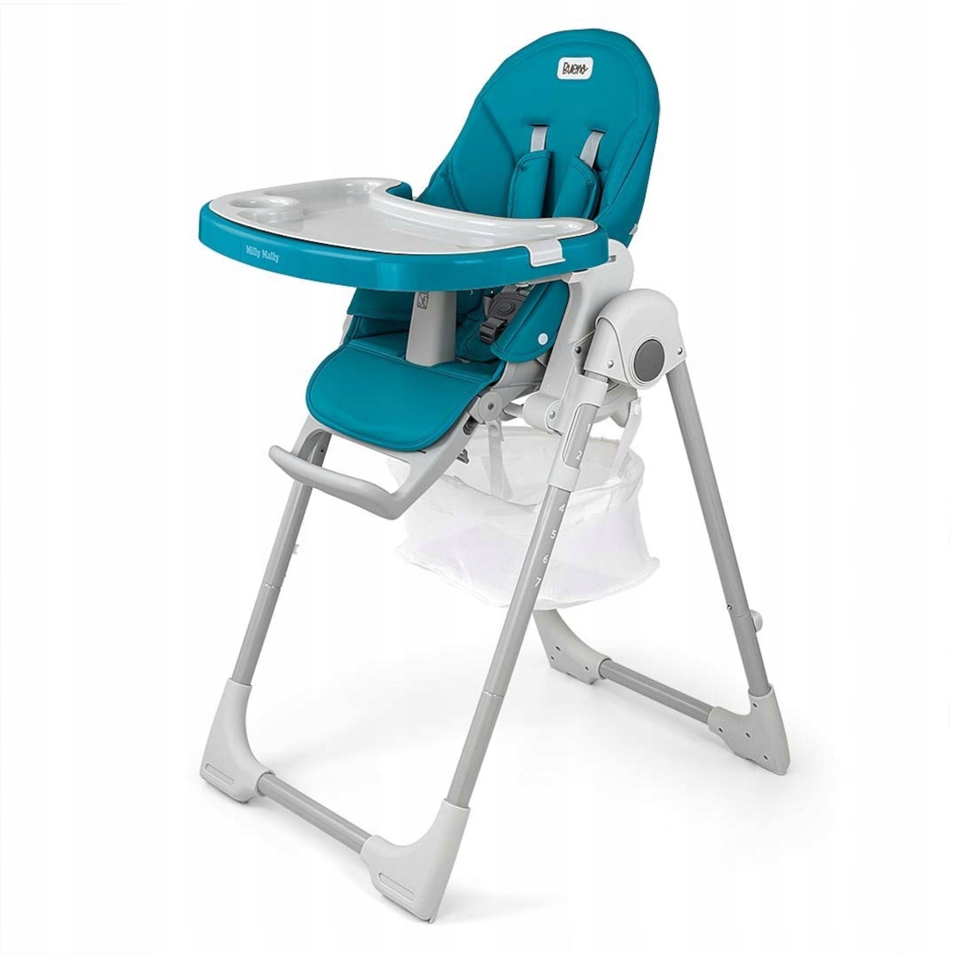 CHILDREN'S CHAIR FOR FEEDING HIGH CHAIR BLUE OCEAN EAN (GTIN) 5907385921041