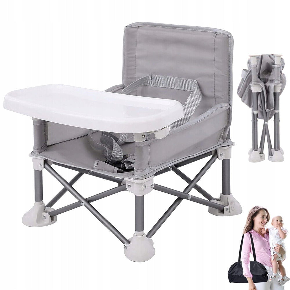 CHILDREN'S CHAIR WITH SECURE STRAP AND NON-SLIP PADS