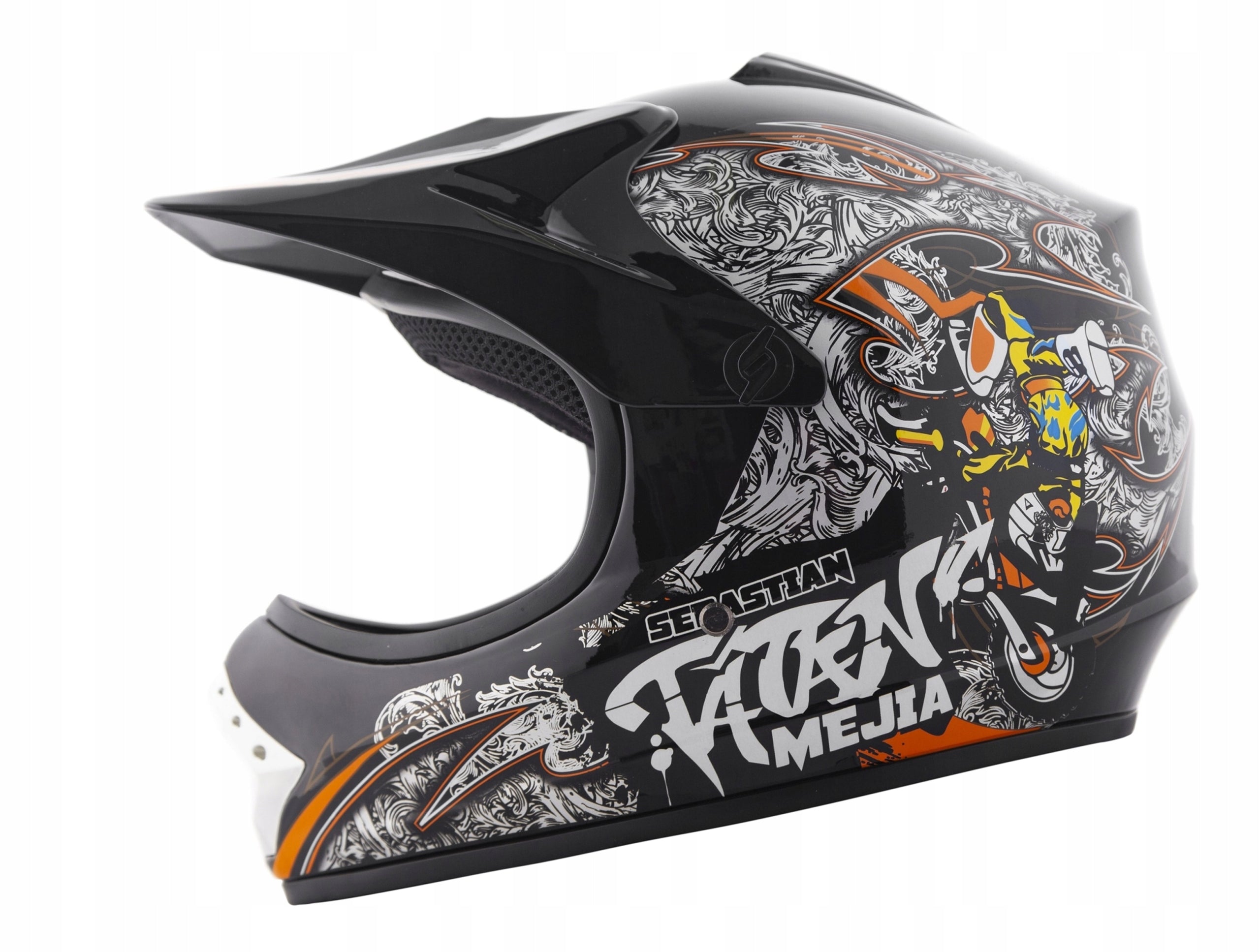 CHILDREN'S CROSS HELMET FOR ENDURO QUAD ATV BIKE BMX OFF ROAD SCOOTER M Manufacturer's catalog number MCGKA80203
