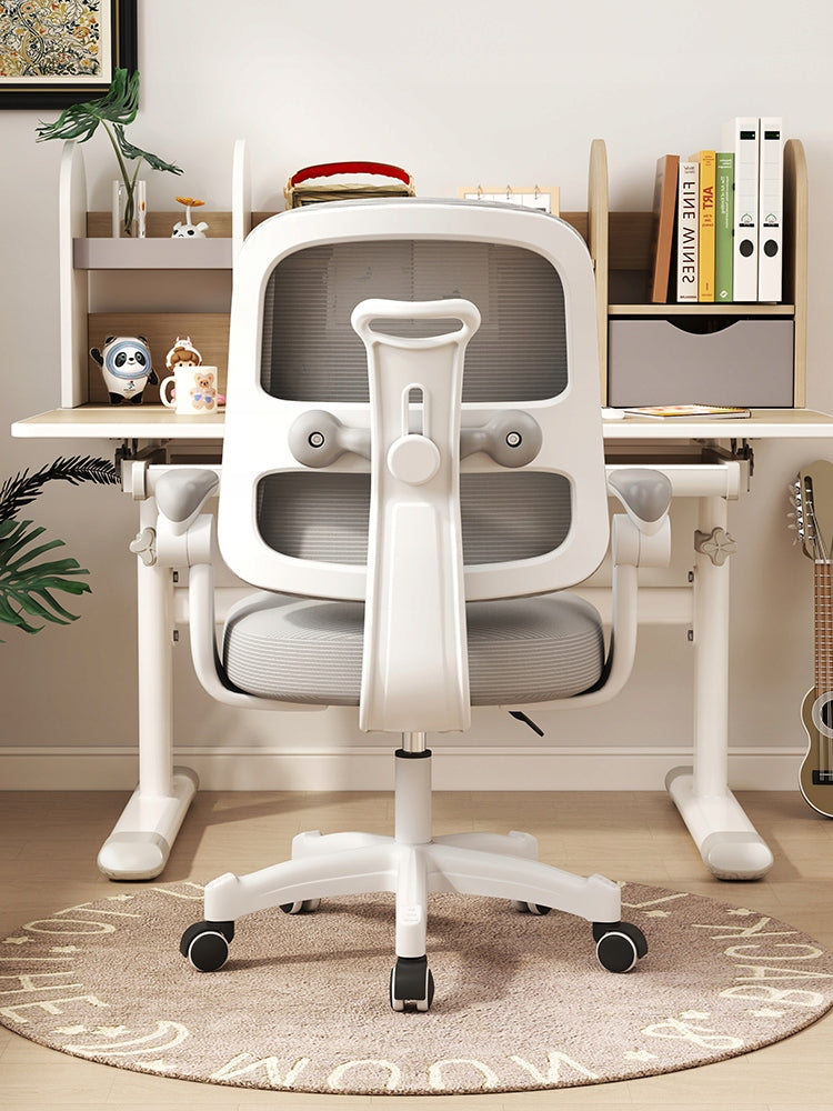 CHILDREN'S DESK CHAIR ADJUSTABLE HEIGHT LEARNING WHEEL GREY COMFORTABLE Packaging status original
