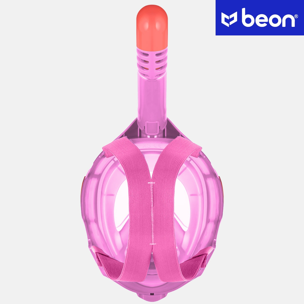 CHILDREN'S DIVING MASK FULL FACE FOR SWIMMING SKORKELING PINK Brand Beon
