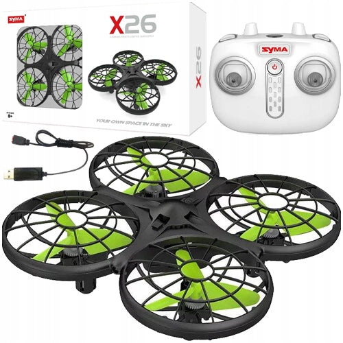 CHILDREN'S DRONE REMOTE CONTROLLED SMART SYMA X26 2.4GHz LED 3D MODE