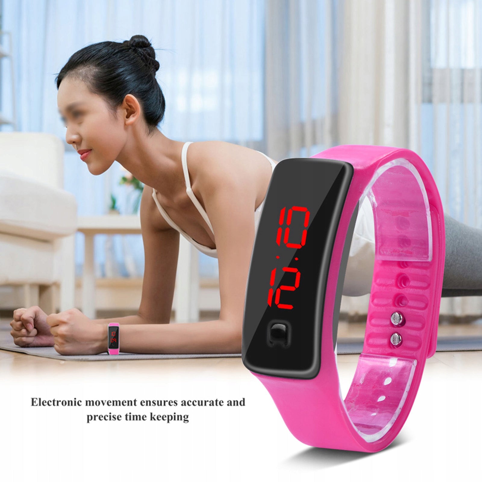 CHILDREN'S ELECTRONIC WATCH FOR CHILDREN LED Batteries included yes