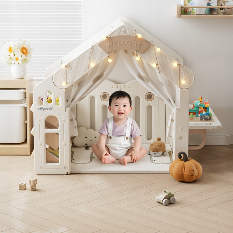 CHILDREN'S GARDEN HOUSE HOME SQUARE TOYS OPENING DOORS TABLE CANOPY Kind plastic