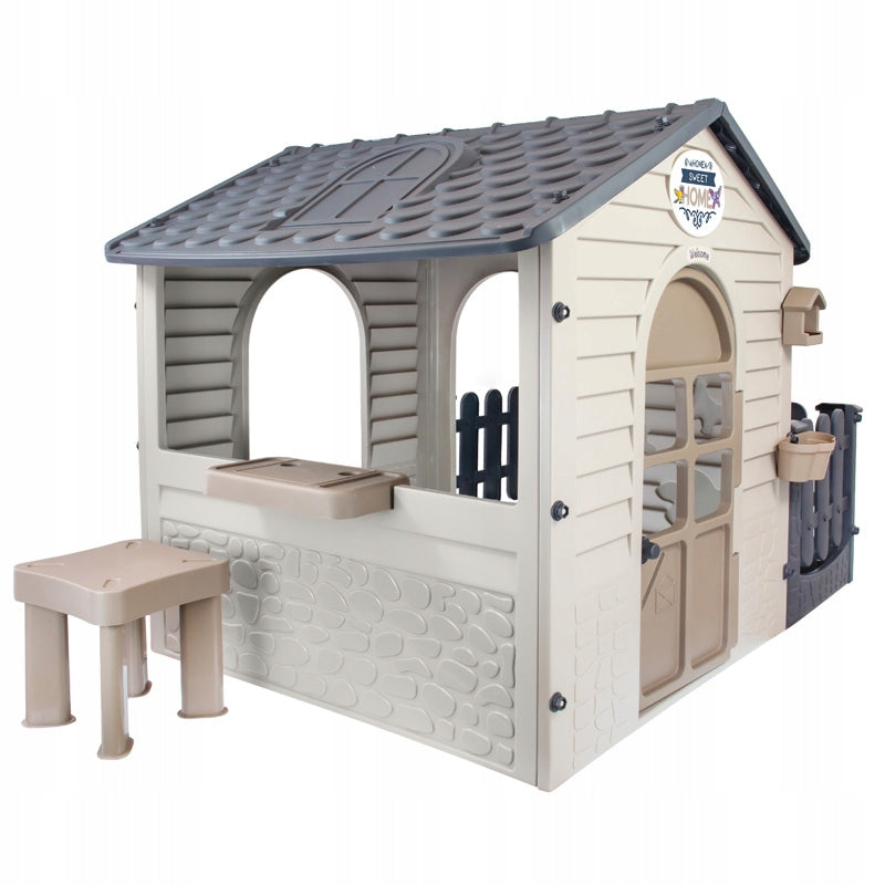 CHILDREN'S GARDEN HOUSE PLASTIC XXL FOR GARDEN CHAIR TABLE FENCE Packaging status original