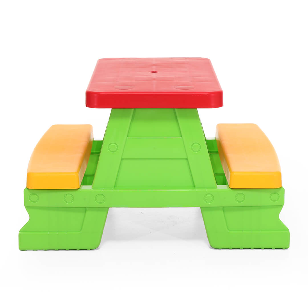 CHILDREN'S GARDEN PICNIC TABLE WITH BENCHES LARGE GARDEN TOY Packaging status original