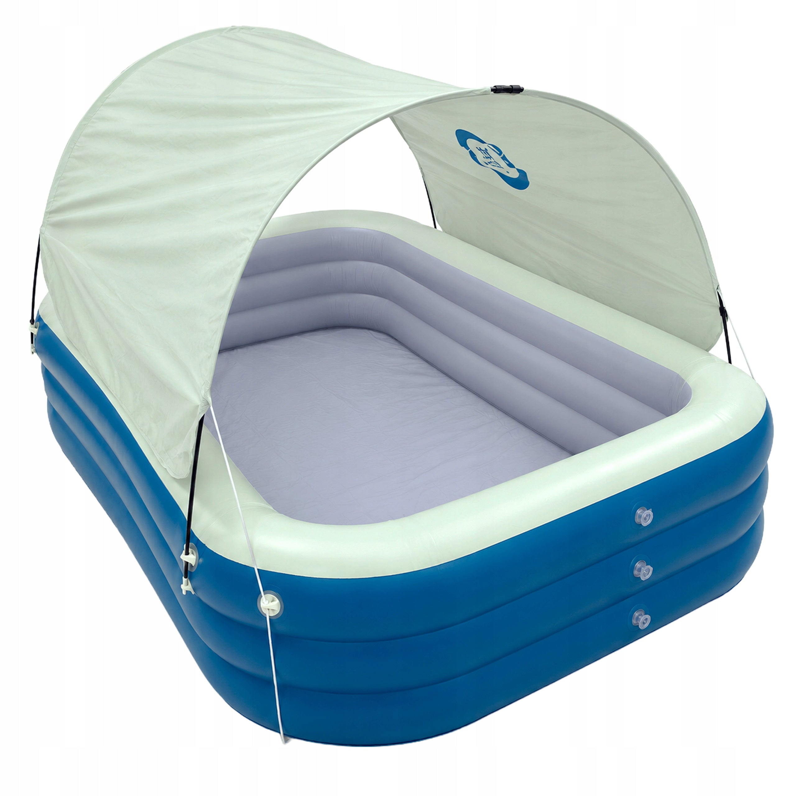 CHILDREN'S GARDEN POOL INFLATABLE WITH SLIDE SUN VISOR Model KX2779