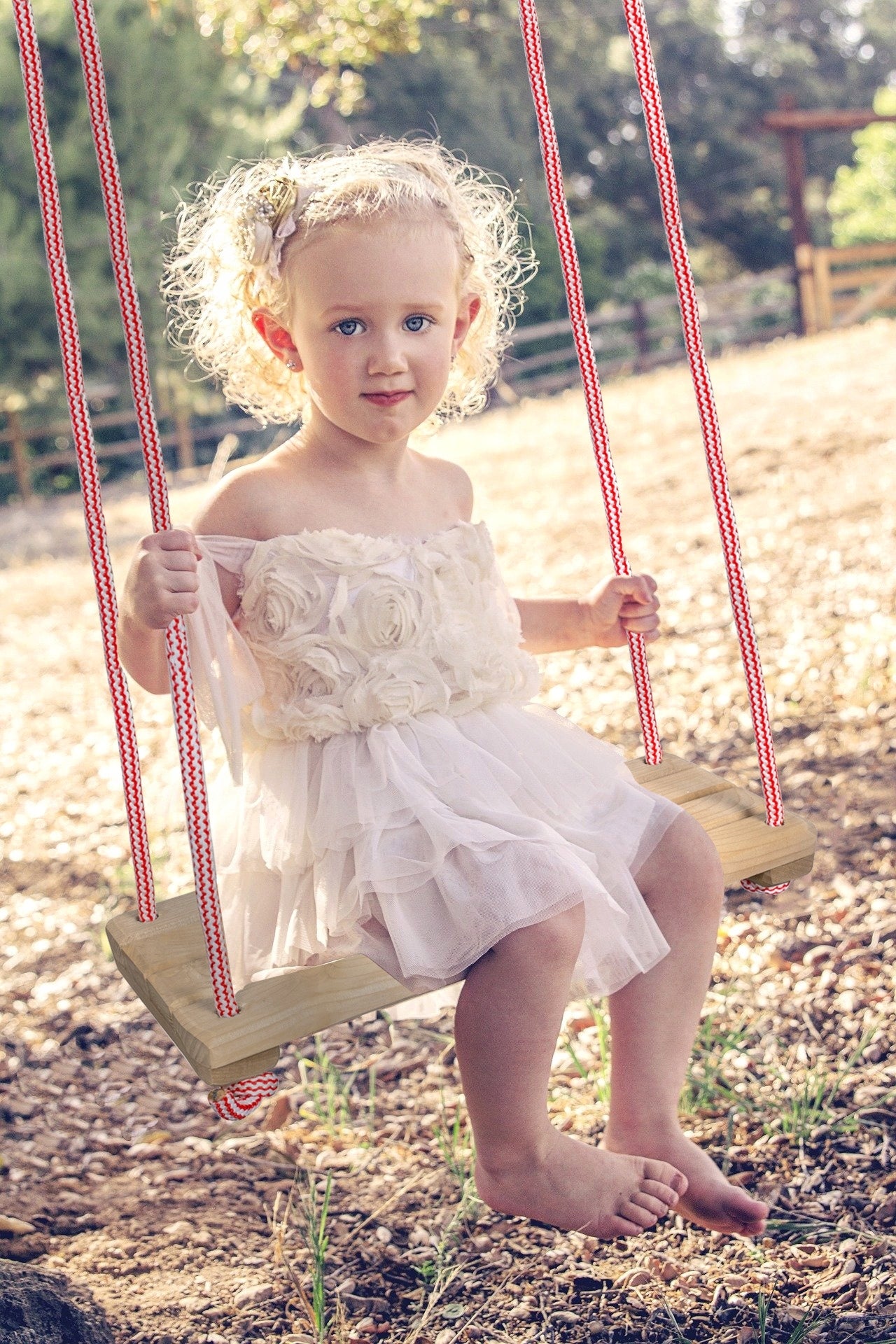 CHILDREN'S GARDEN SWING FOR HOME GARDEN ROOM HOME WOODEN ROCKER Packaging status original