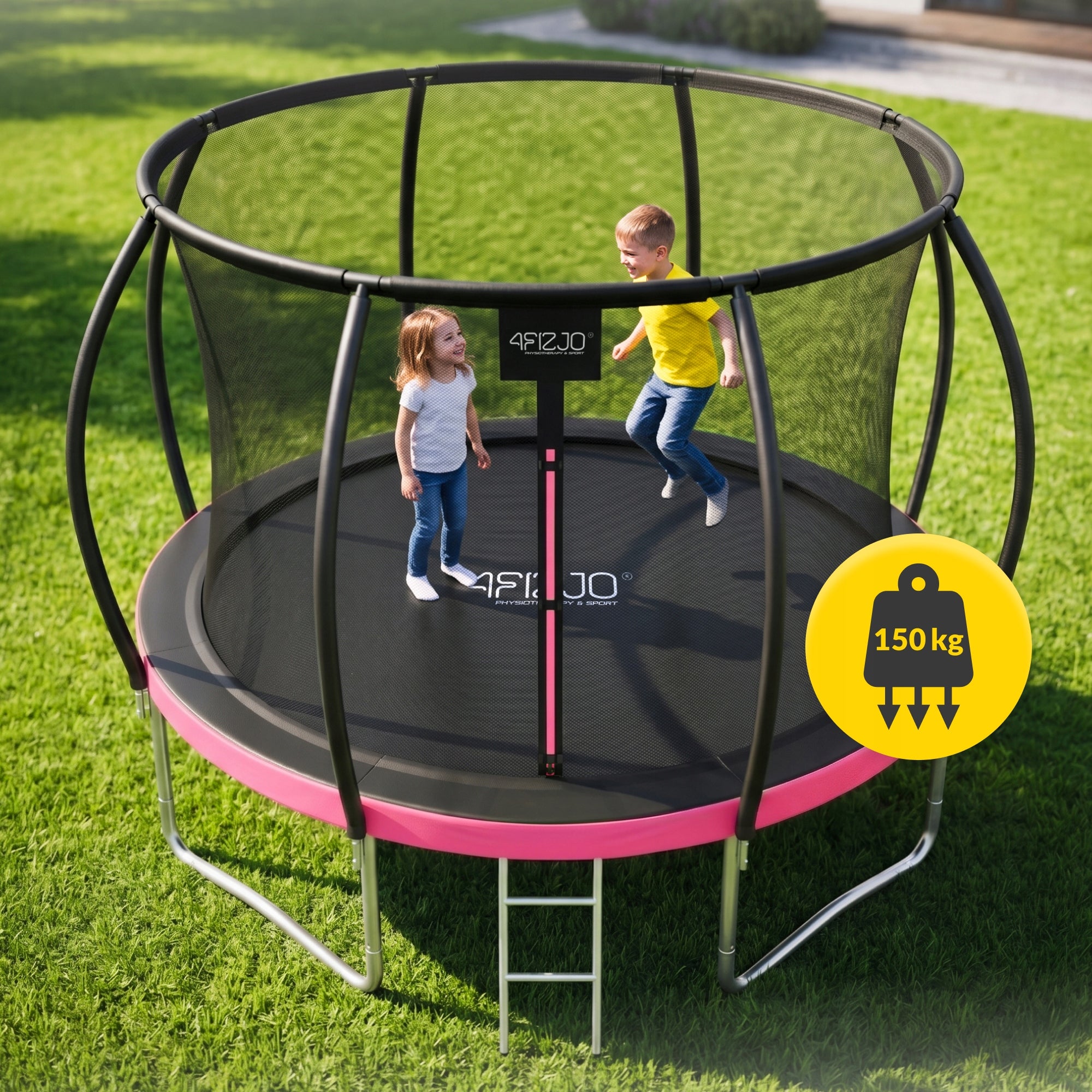 CHILDREN'S GARDEN TRAMPOLINE HOME INDOOR MESH LADDER 10 FT 305 Manufacturer code Trampolina ogrodowa dla dzieci PRO TP05
