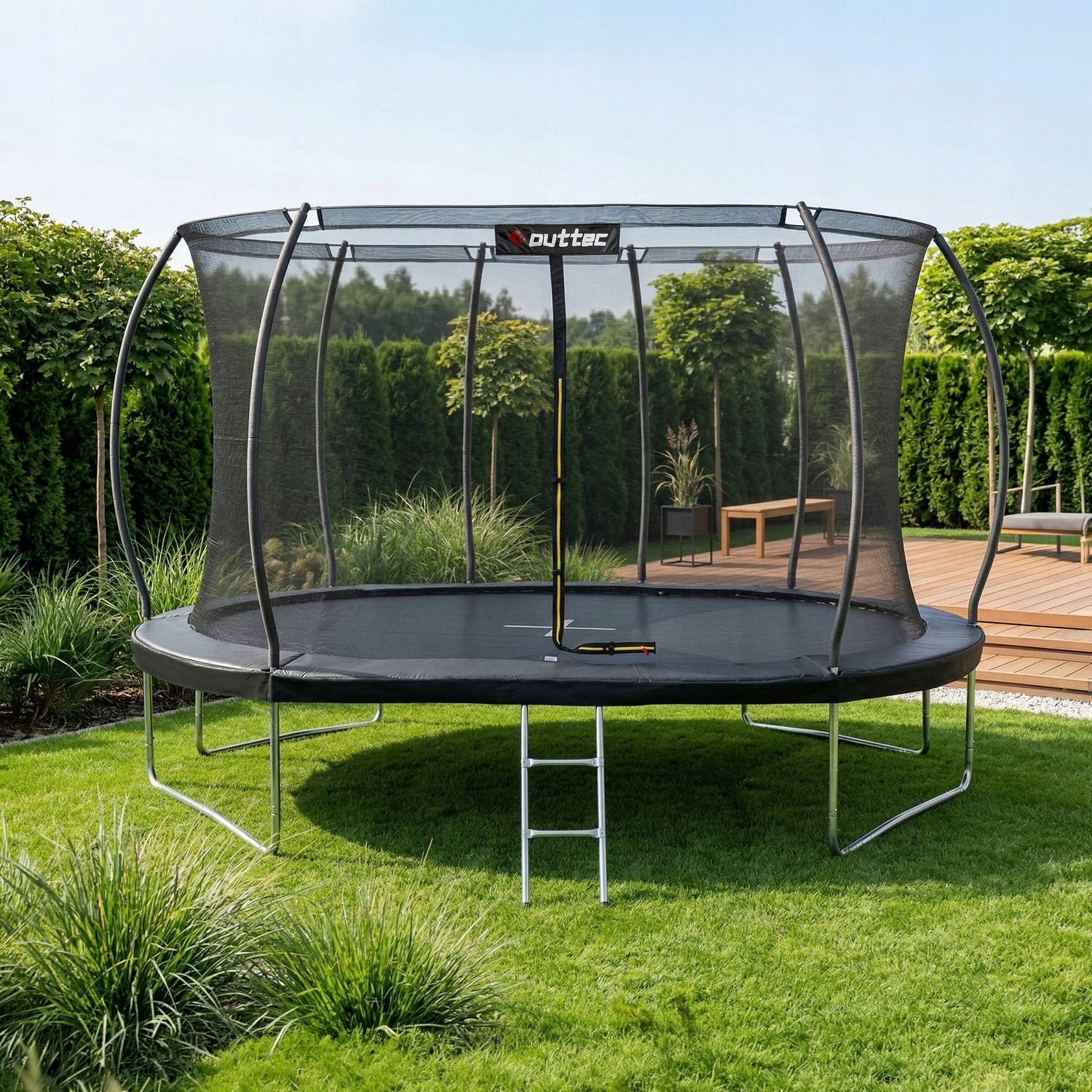 CHILDREN'S GARDEN TRAMPOLINE PUMPKIN 435CM 14FT INDOOR NET OUTTEC Max. weight load 150 kg