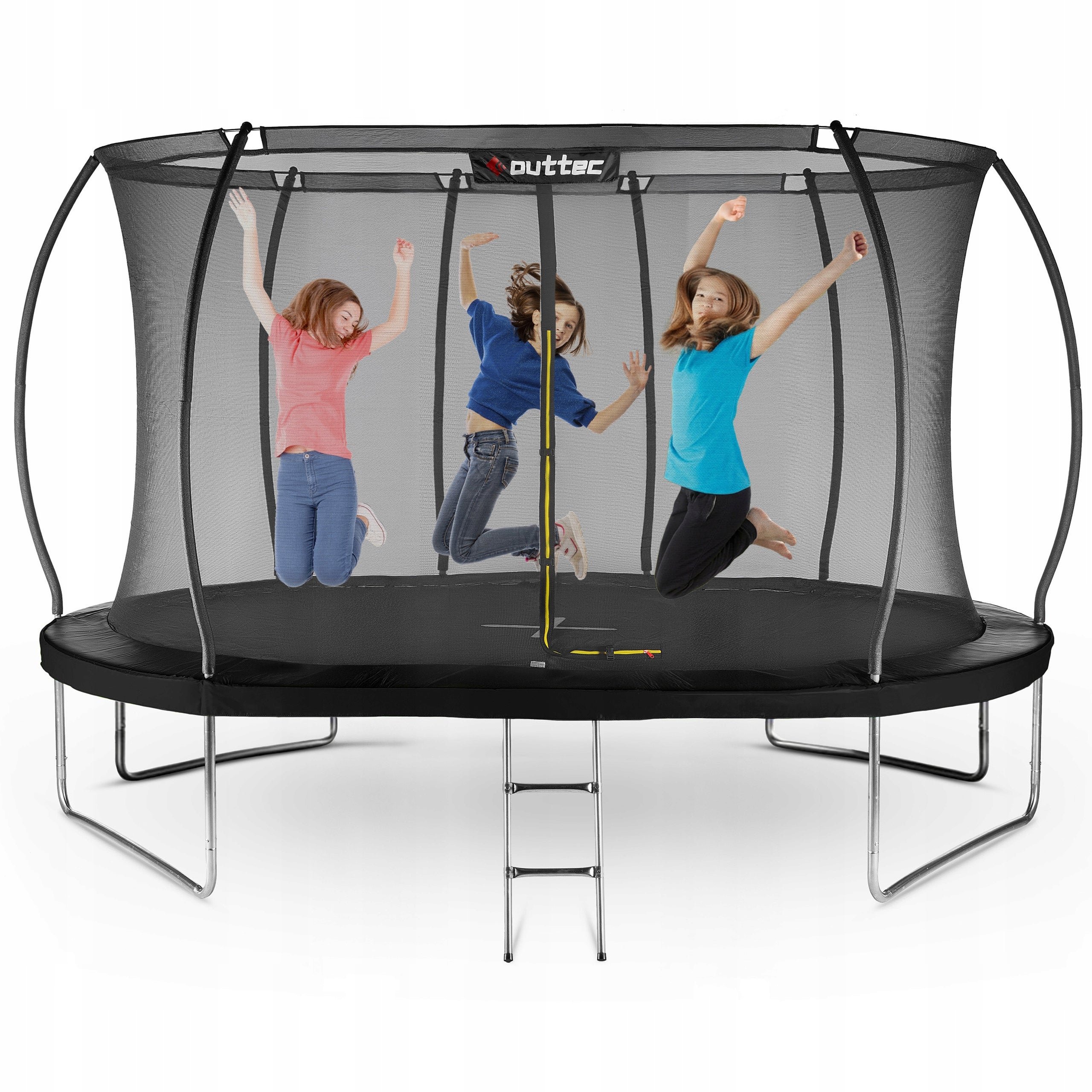 CHILDREN'S GARDEN TRAMPOLINE PUMPKIN 435CM 14FT INDOOR NET OUTTEC