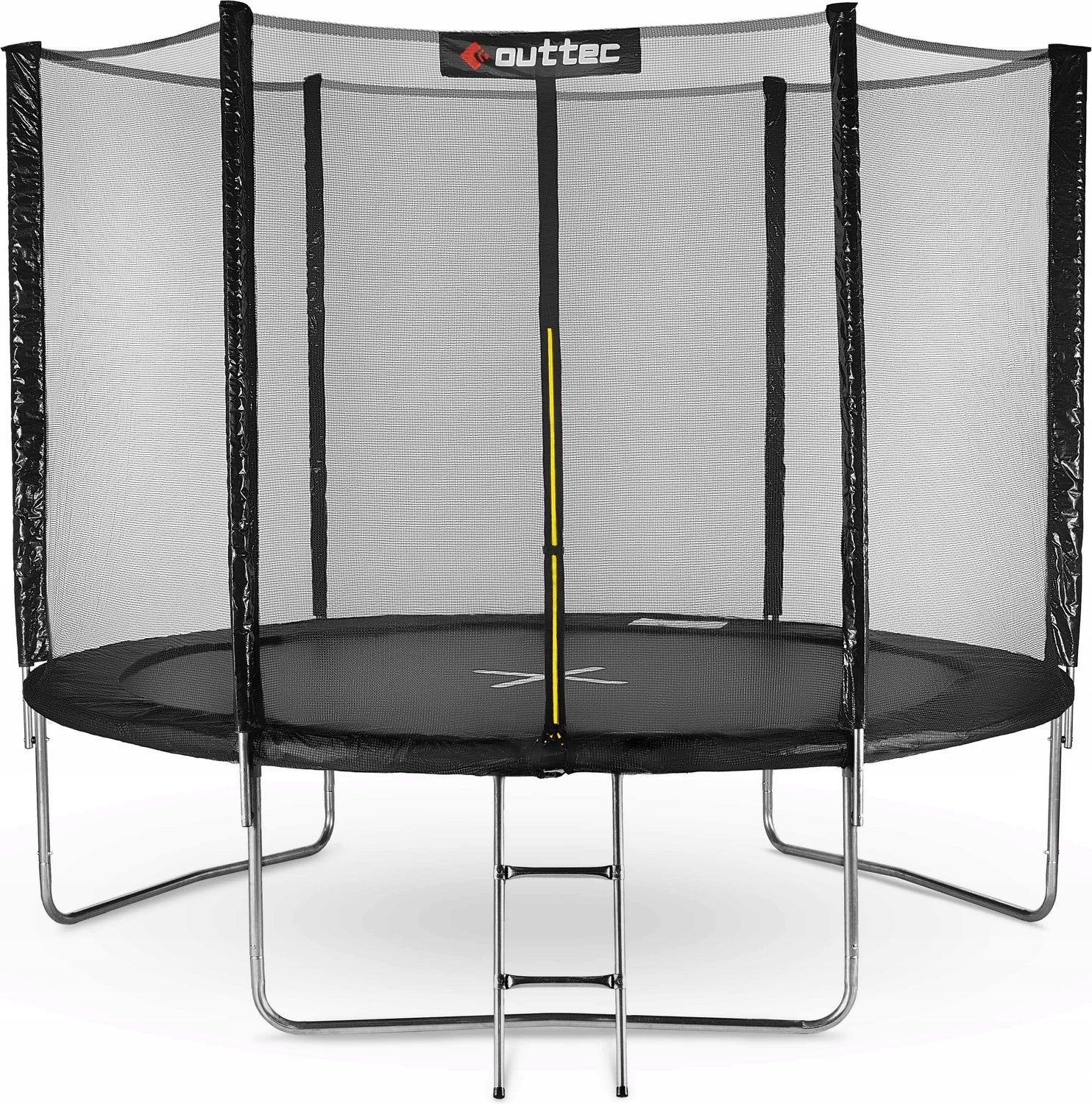 CHILDREN'S GARDEN TRAMPOLINE STRONG OUTDOOR NET LADDER 8FT OUTTEC Max. weight load 100 kg