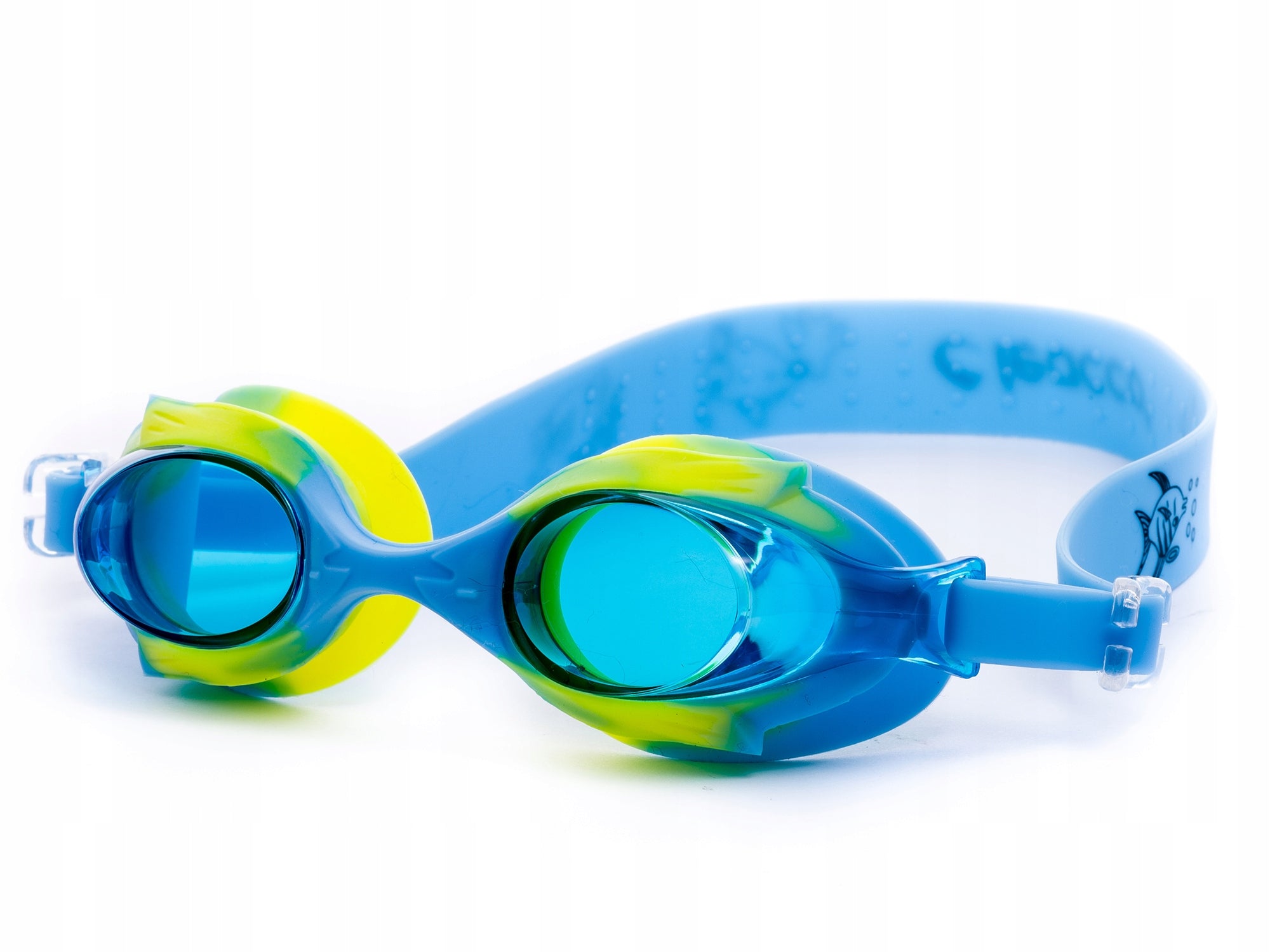CHILDREN'S GLASSES FOR SWIMMING POOL ANTI-FOG Color multicolor