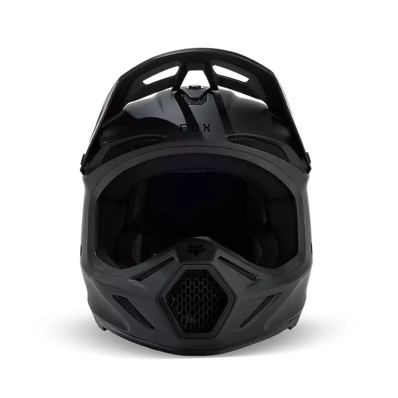 CHILDREN'S HELMET FOX V3 YOUTH ENDURO BLACK MAT Manufacturer's catalog number 31439_255_YL