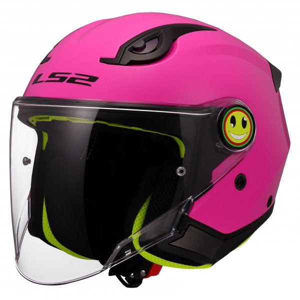 CHILDREN'S HELMET LS2 OF622 FUNNY II SOLID PINK SIZE M (49-50CM) Size M