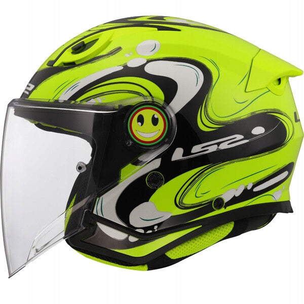 CHILDREN'S HELMET LS2 OF622 FUNNY II STUPID H-VIS YELLOW SIZE M (49-50CM)