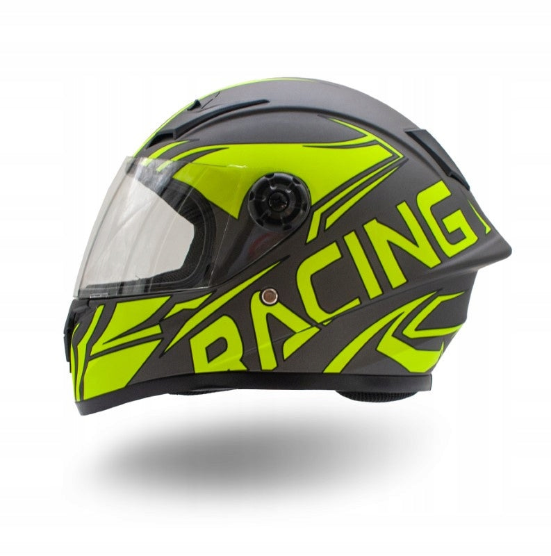 CHILDREN'S HELMET XTR 506 JUNIOR KIDS MINI GREEN QUAD ATV CROSS POCKET S Manufacturer no brand