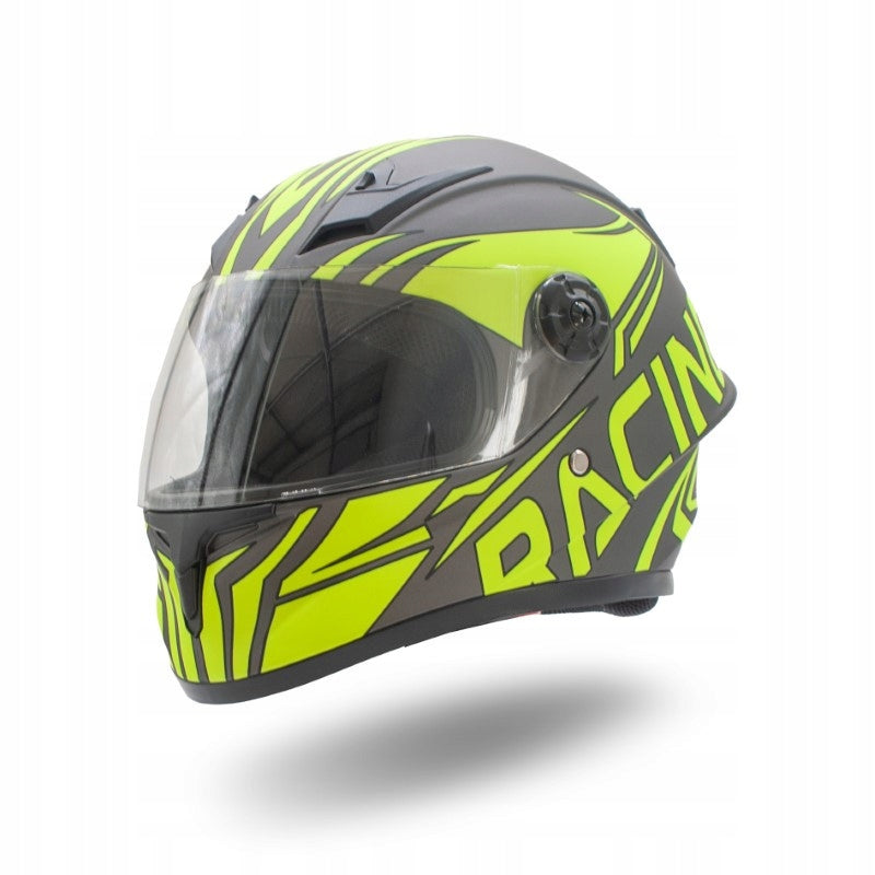 CHILDREN'S HELMET XTR 506 JUNIOR KIDS MINI GREEN QUAD ATV CROSS POCKET S