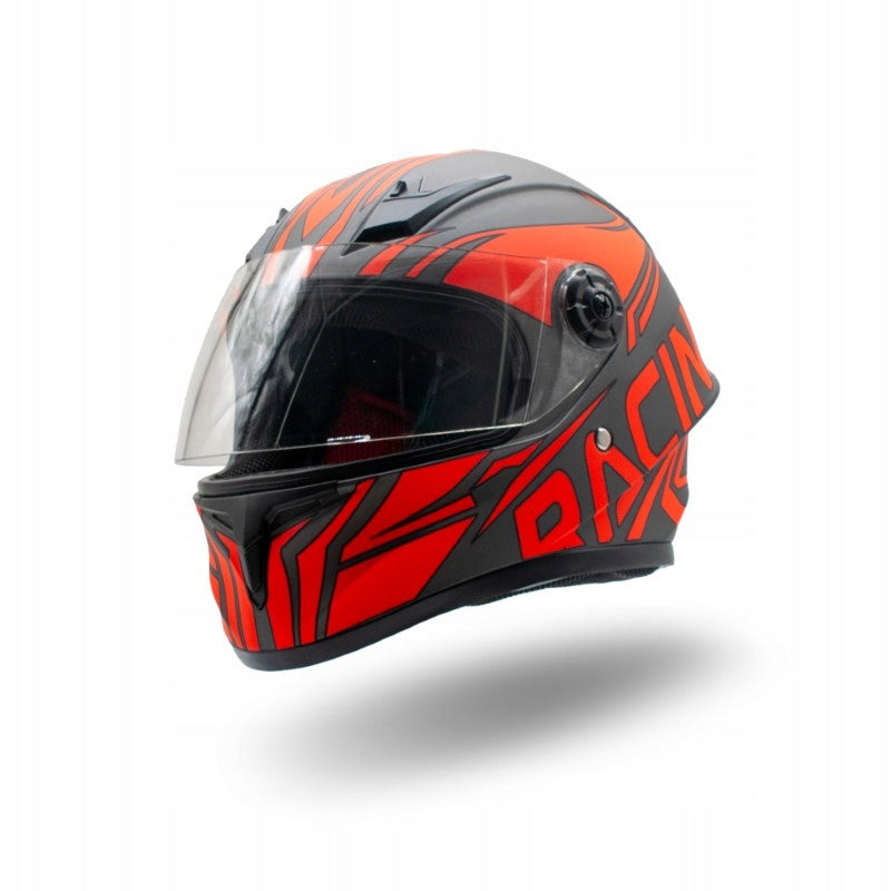 CHILDREN'S HELMET XTR 506 JUNIOR KIDS MINI ORANGE QUAD CROSS POCKET M